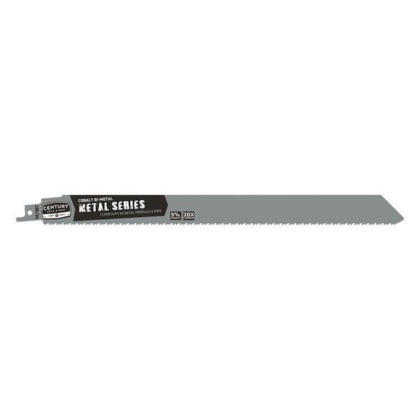 Century Drill & Tool Recip Blade Metal Series 14/18Tx12" 1" W .042 Thick 1/2 Univ Shank 1Pc 7198